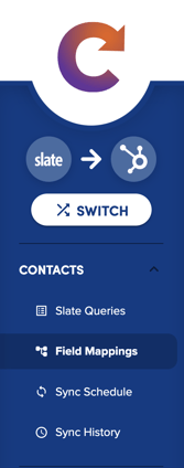 slate to hubspot field mappings